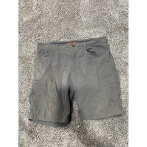 Hawke & Co Mens Dynamic Sport Fiber Shorts Gray Stretch Hiking Utility Size 34